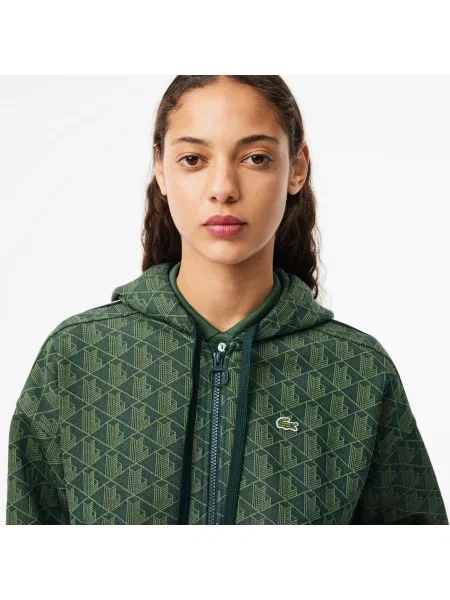 Lacoste толстовка Monogram зелена