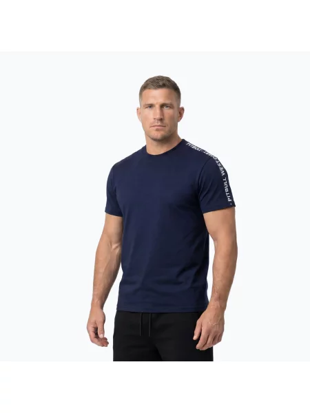 Tricou pentru bărbați Pitbull West Coast Tape dark navy marină