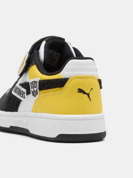 Дитячі Кеди низькі PUMA Reboundslamtransformersac+ps комбінований верх білий