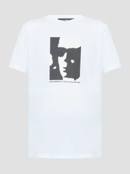 Футболка Karl Lagerfeld білий