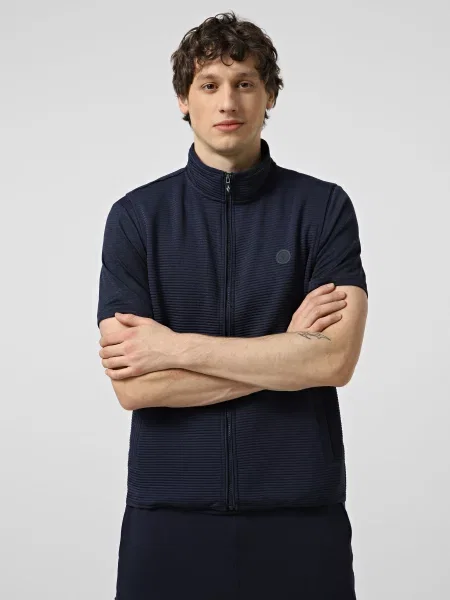 Жилет Skechers темно-синій поліестер/спандекс синій