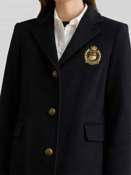 Ralph Lauren Płaszcze Kobieta S Płaszcz jednorzędowy Lauren Ralph Lauren czarny