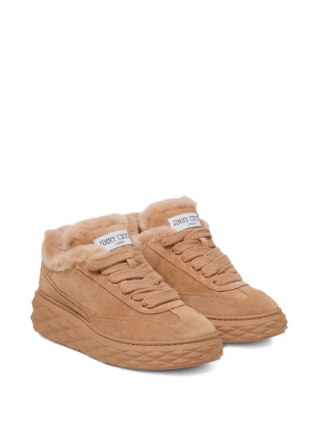 Sneakerși Jimmy Choo maro