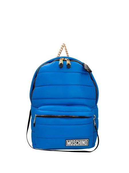 Ruksak Love Moschino s kapuljačom plava