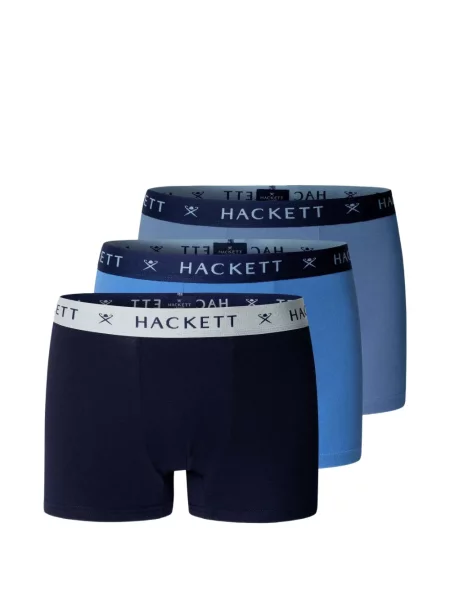 Boxeri Hackett London cu autograf albastru