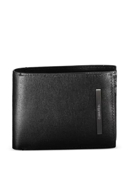 Pénztárca Calvin Klein autogrammal fekete