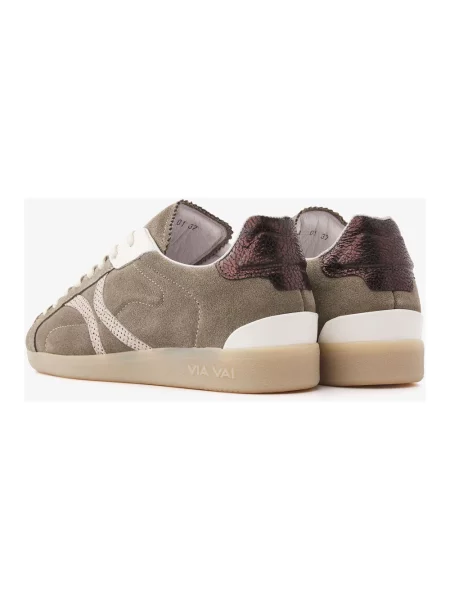 Sneakersy Via Vai skórzane szare