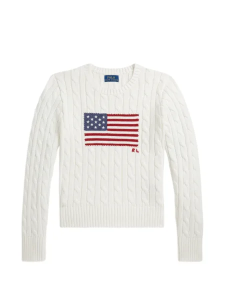Sweter dziecięcy Polo Ralph Lauren biały