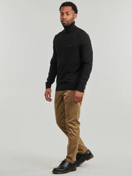 Pulover Tommy Hilfiger din cașmir negru