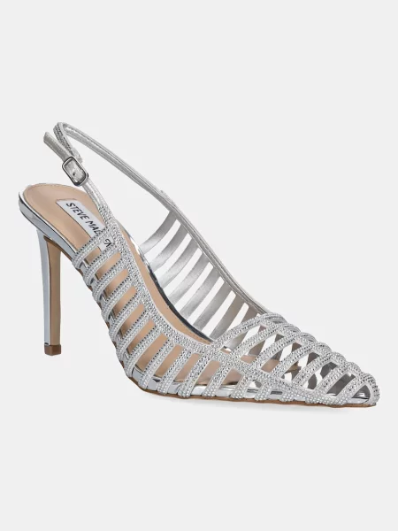 Обувки с тънък Steve Madden Carleigh сребристо