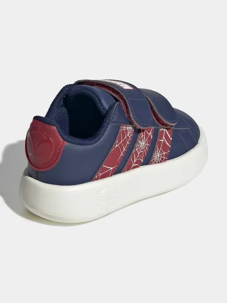 ADIDAS SPORTSWEAR Sportcipő Adidas x Marvel Spider-Man Grand Court sötétkék / borvörös fehér