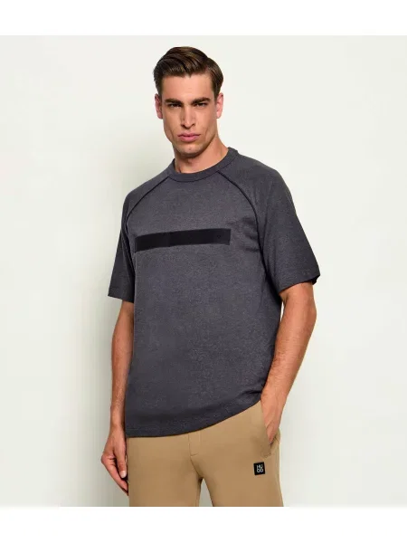 HUGO Tricou Dalik | Relaxed fit gri