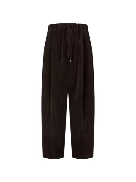 Pantaloni Tomboy de catifea cord maro