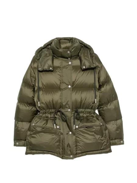 Geacă Moncler cu cordon verde