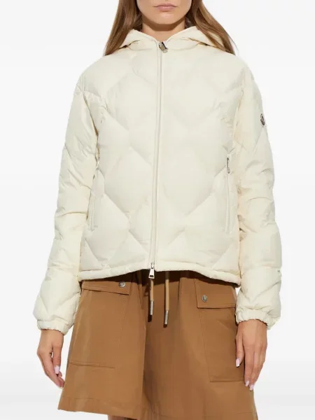 Geacă cu puf Moncler alb