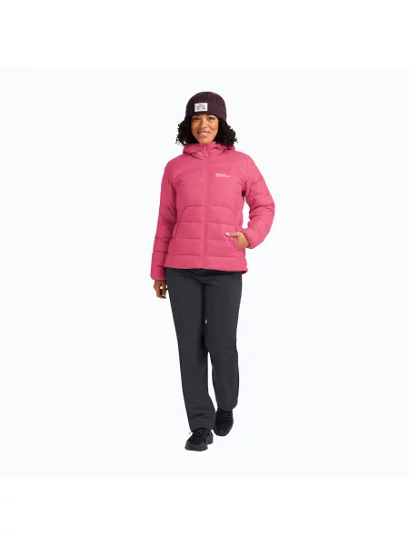 Kurtka puchowa Jack Wolfskin Ather Down Hoody różowa