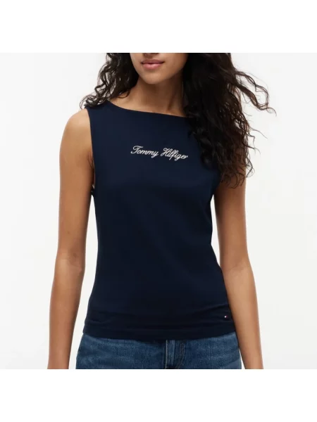 Top Tommy Hilfiger niebieski