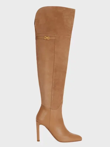 Ботфорты Elisabetta Franchi бежевые