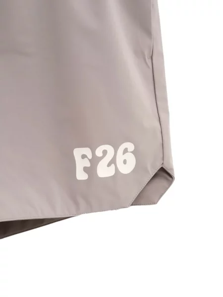 Шорти Fear Of God Essentials с принт с връзки сиво
