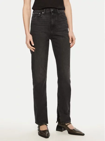 Calvin Klein Jeans Traperice Authentic Straight Fit crna