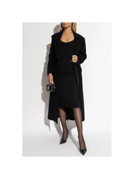 Sukienka Dolce And Gabbana z logo czarna