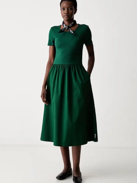 Marc O'Polo rochie evazată verde