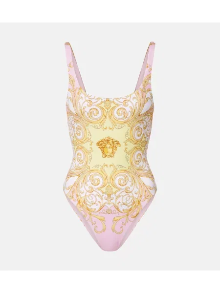 Wielobarwność stroj jednoczęściowy Versace z nadrukiem