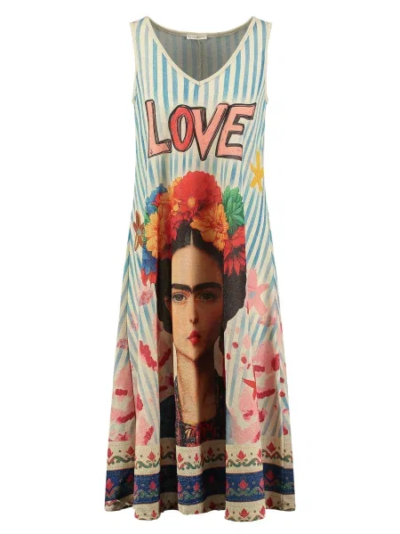 Key Largo Rochie Love / albastru deschis / mai multe culori bej