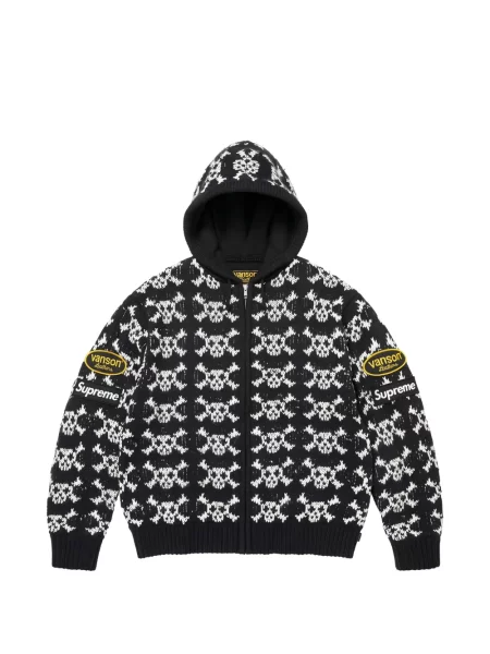 Hoodie Supreme μαύρο
