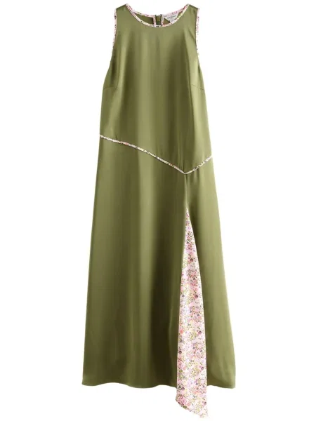 Cath Kidston Šaty zelená / oranžová / růžová černá