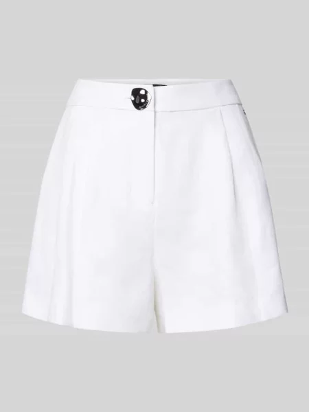 Szorty z francuskimi wpuszczanymi Armani Exchange białe