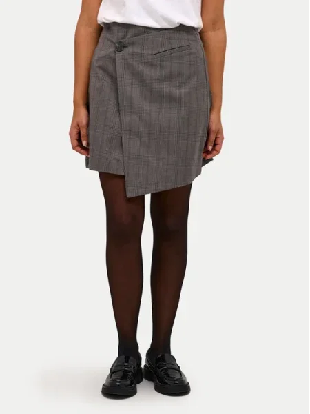 Kaffe Fustă mini Dori Gri negru