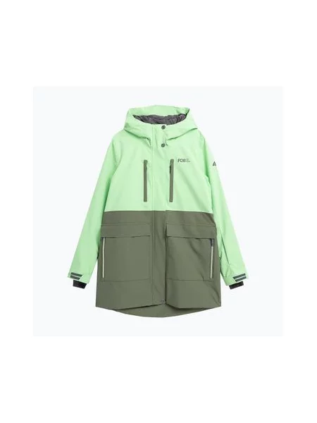 Куртка сноубордична 4F light green neon зелена