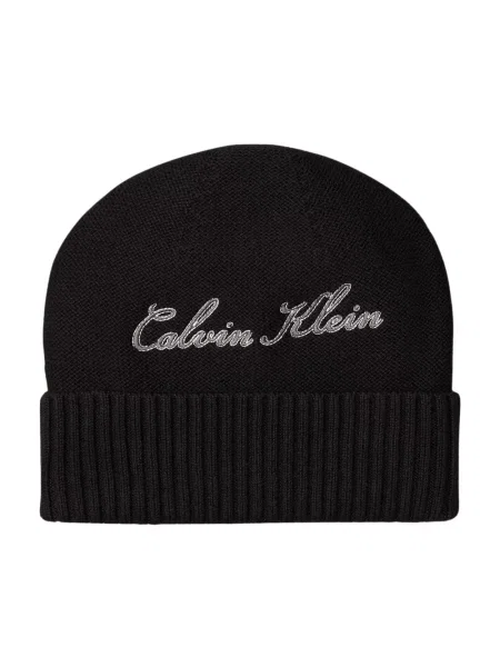 Czapka Calvin Klein z logo czarna