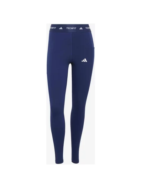 Legginsy długie adidas Techfit Stash Pocket granatowe S niebieskie