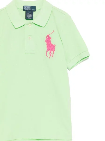 Koszulka polo dziecięca Polo Ralph Lauren zielona