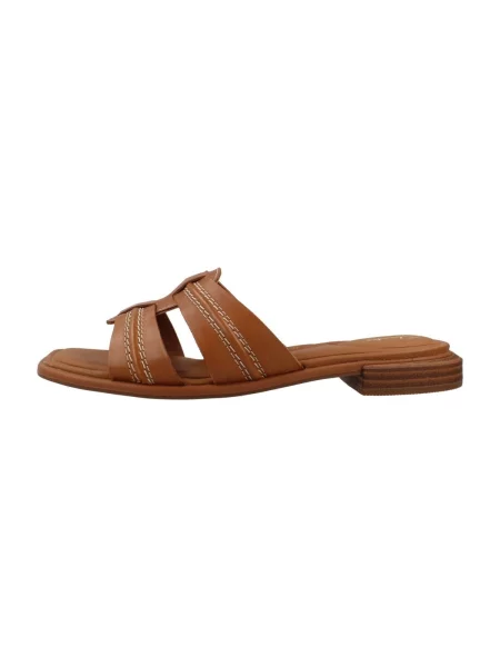 Papuci tip mules Clarks maro