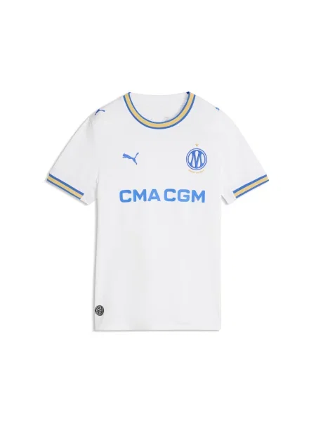 PUMA koszulka domowa Olympique de Marseille Akcesoria S biały