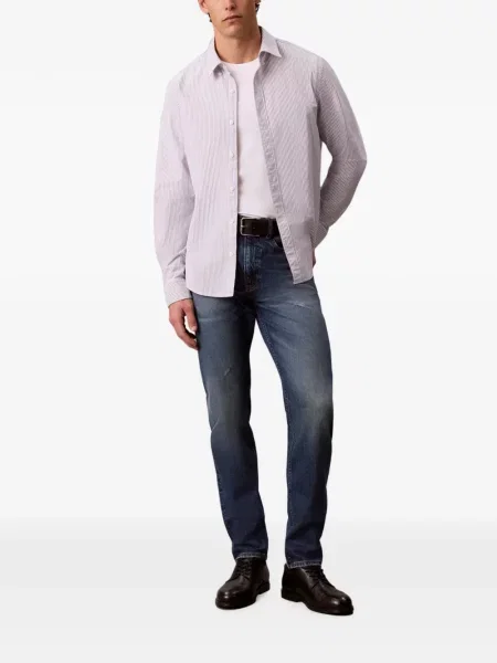 Blugi Calvin Klein zdrențuiți albastru