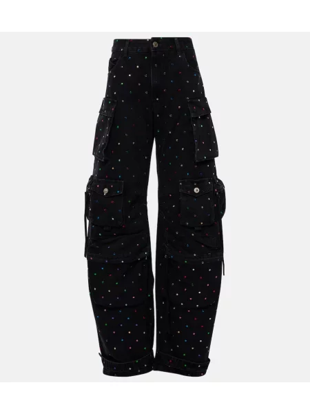 Blugi The Attico cu tepi negru