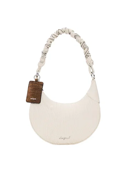 Geanta crossbody Desigual alb