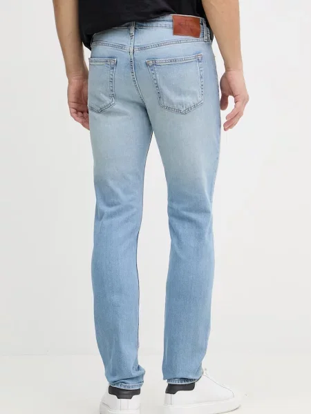 Calvin Klein Jeans jeansy slim fit niebieskie