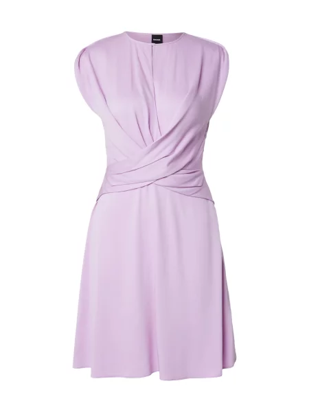 BOSS rochie cu vâscoză Devari violet