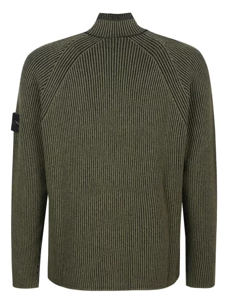 Pulover Stone Island cu strasuri verde
