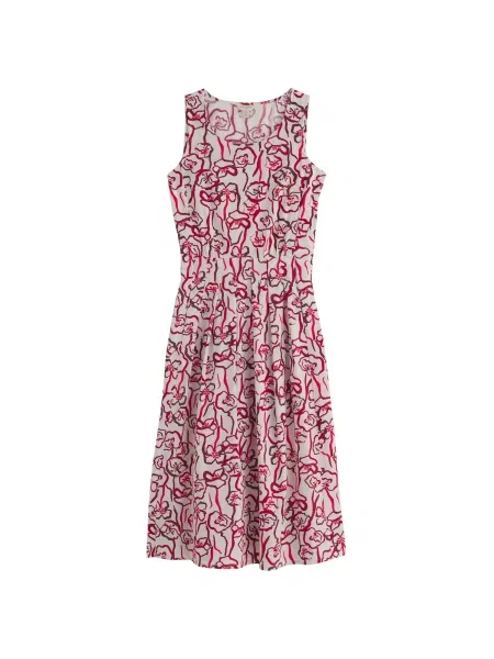 Seasalt Cornwall Rochie Belle roz / roz închis alb