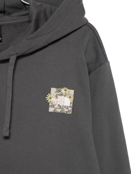 Hanorac cu glugă The North Face cu imagine gri