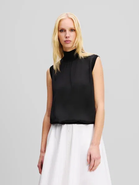 Karl Lagerfeld Top negru