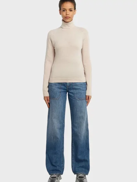 Вовняна гольф водолазка G-star Raw бежева