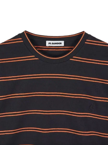 Lung tricou Jil Sander gri