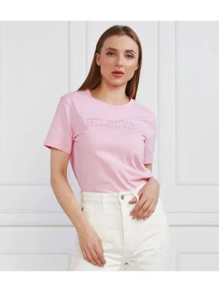 Tommy Hilfiger Póló TONAL rózsaszín